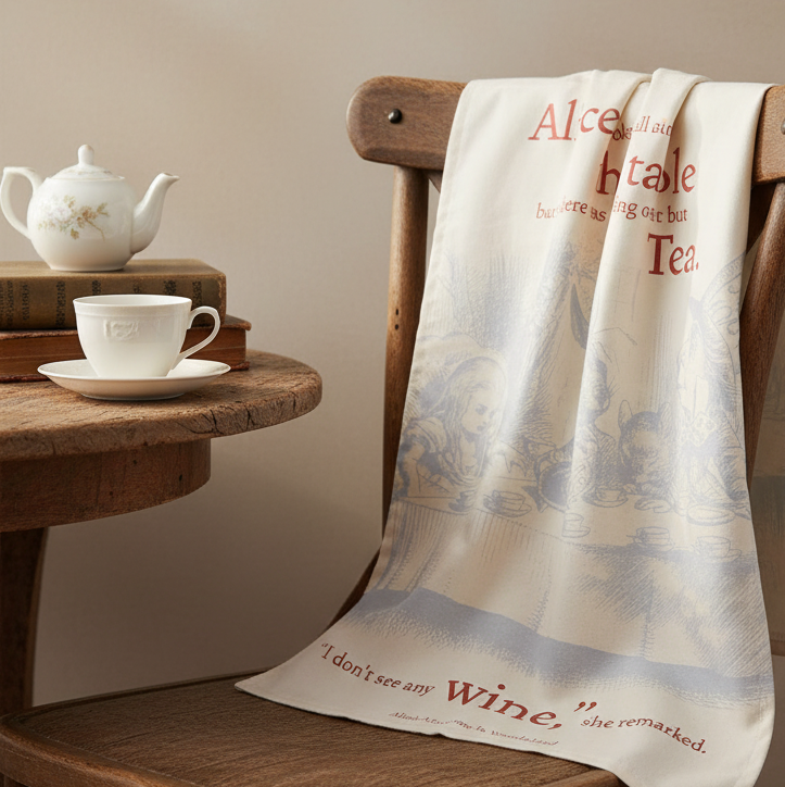 Alice in Wonderland tea towel | Bookmark & Co