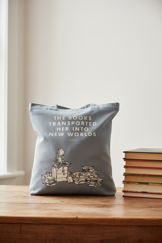 Matilda tote bag front| Bookmark & Co