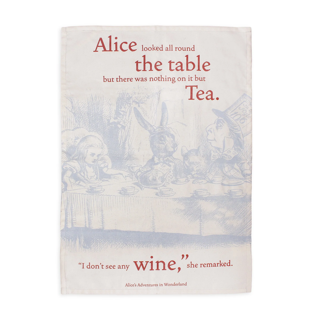 Alice in Wonderland tea towel | Bookmark & Co