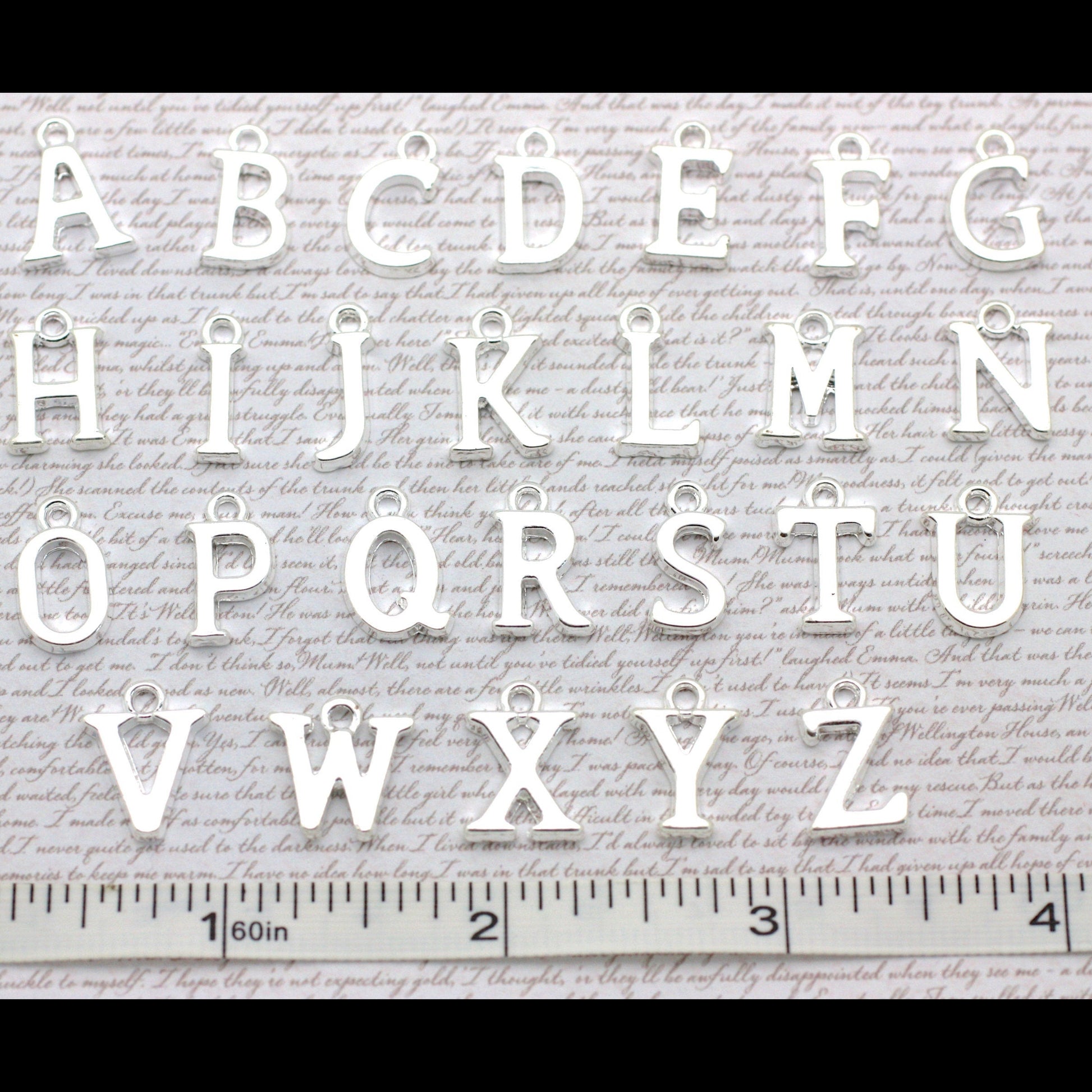 Alphabet letter charms 