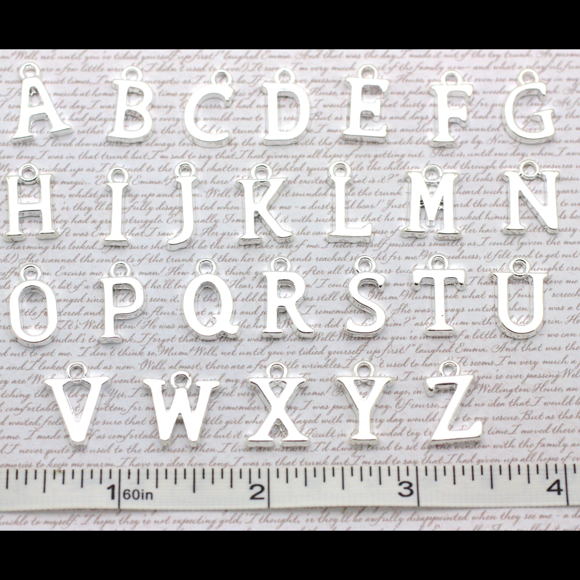 Alphabet letter charms 