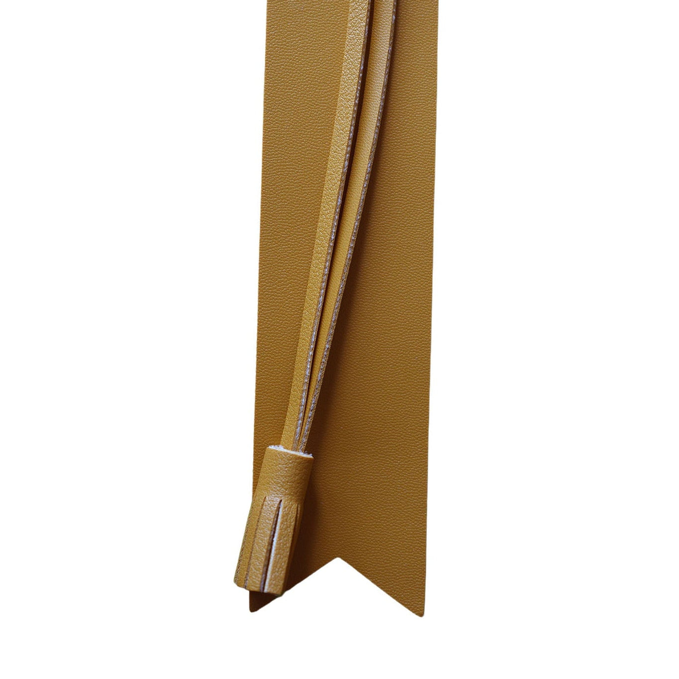 Beige bookmark on a white background