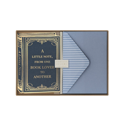 Book Lover note cards and envelopes in packaging | Bookmark & Co