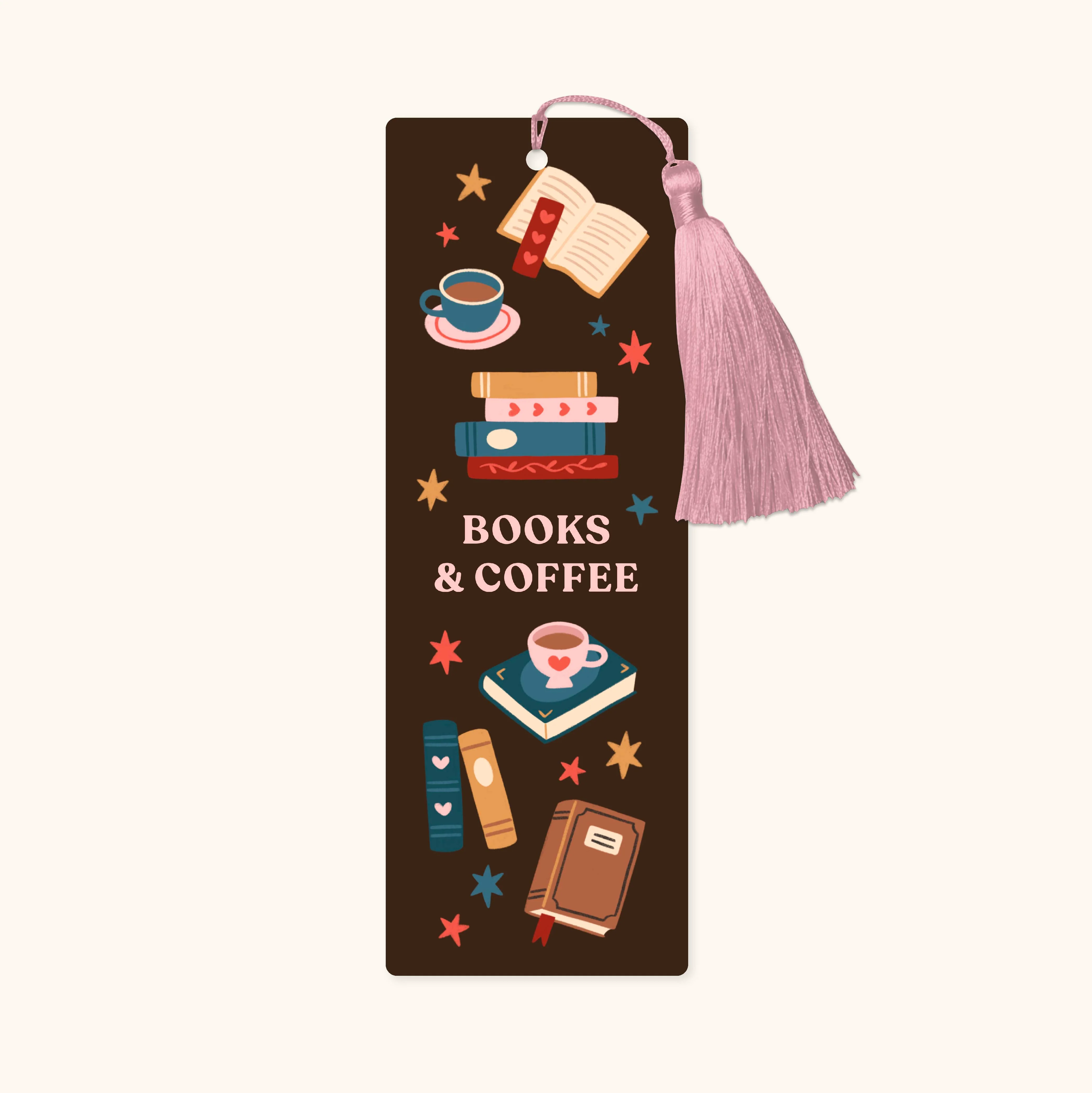 Books & Coffee bookmark | Bookmark & Co