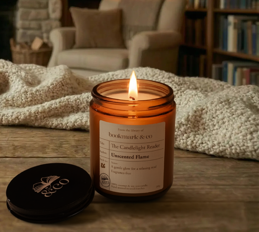 The Candlelight Reader candle | Bookmark & Co