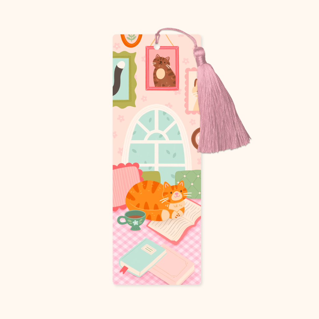 Cat bookmark | Bookmark & Co | perfect for younger readers, matches journal