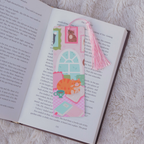 Cat bookmark in book | Bookmark & Co | perfect for younger readers, matches journal