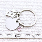 Courage Dear Heart reverse of keyring