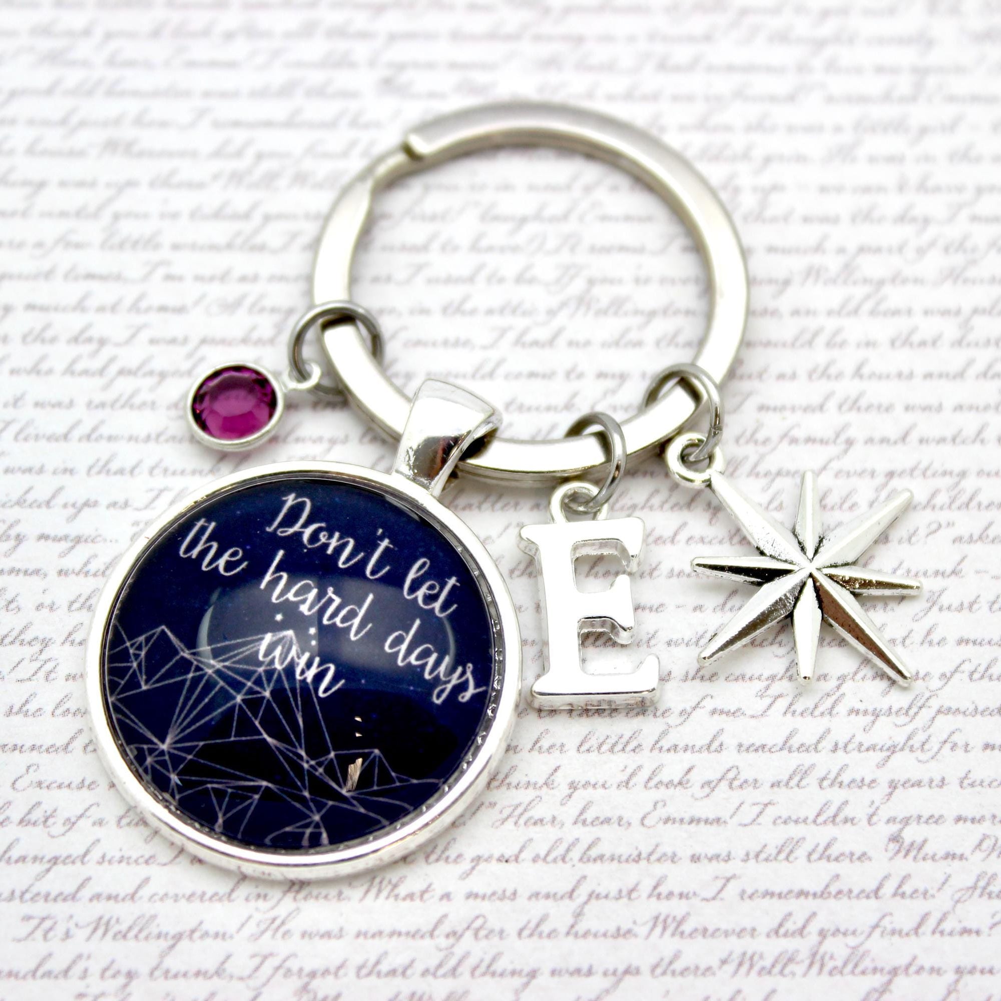 Keychain with motivational ACOTAR quote 
