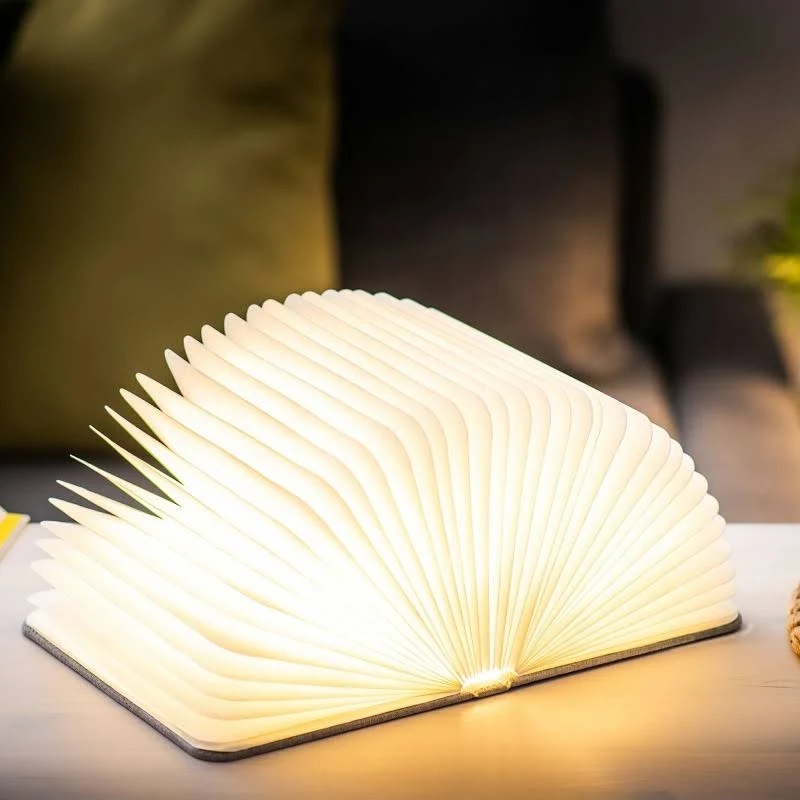 Open folding book light | Bookmark & Co
