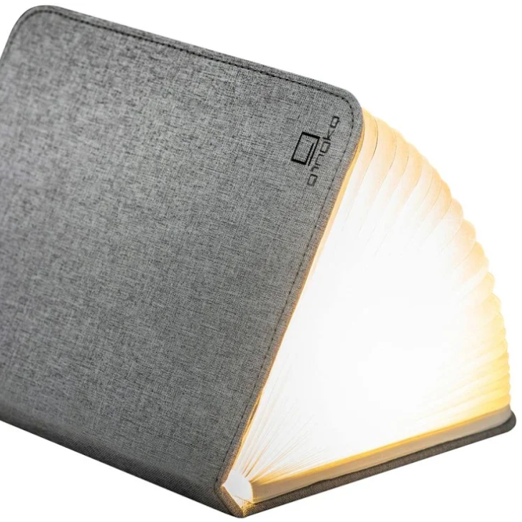 Grey folding book light | Bookmark & Co