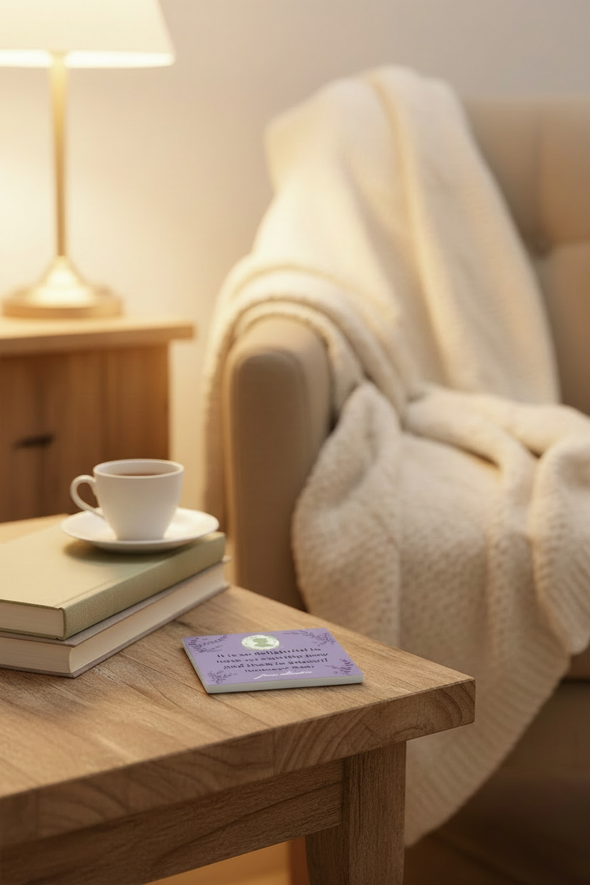 Jane Austen Coaster - Northanger Abbey | Bookmark & Co