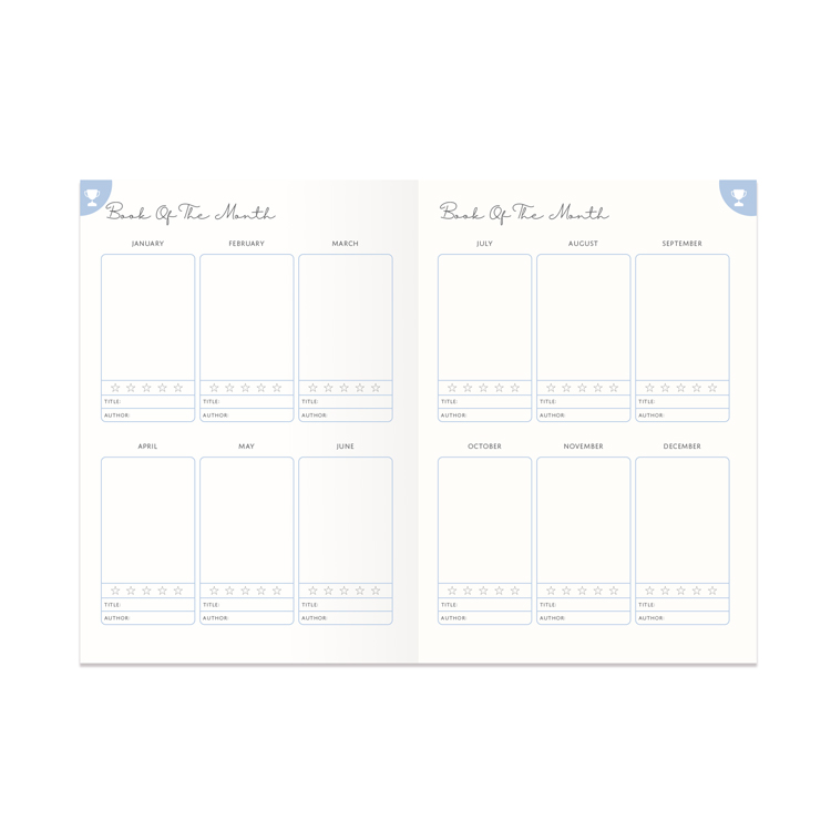 Just One More Chapter Guided Reading Journal inside pages 3 | Bookmark & Co