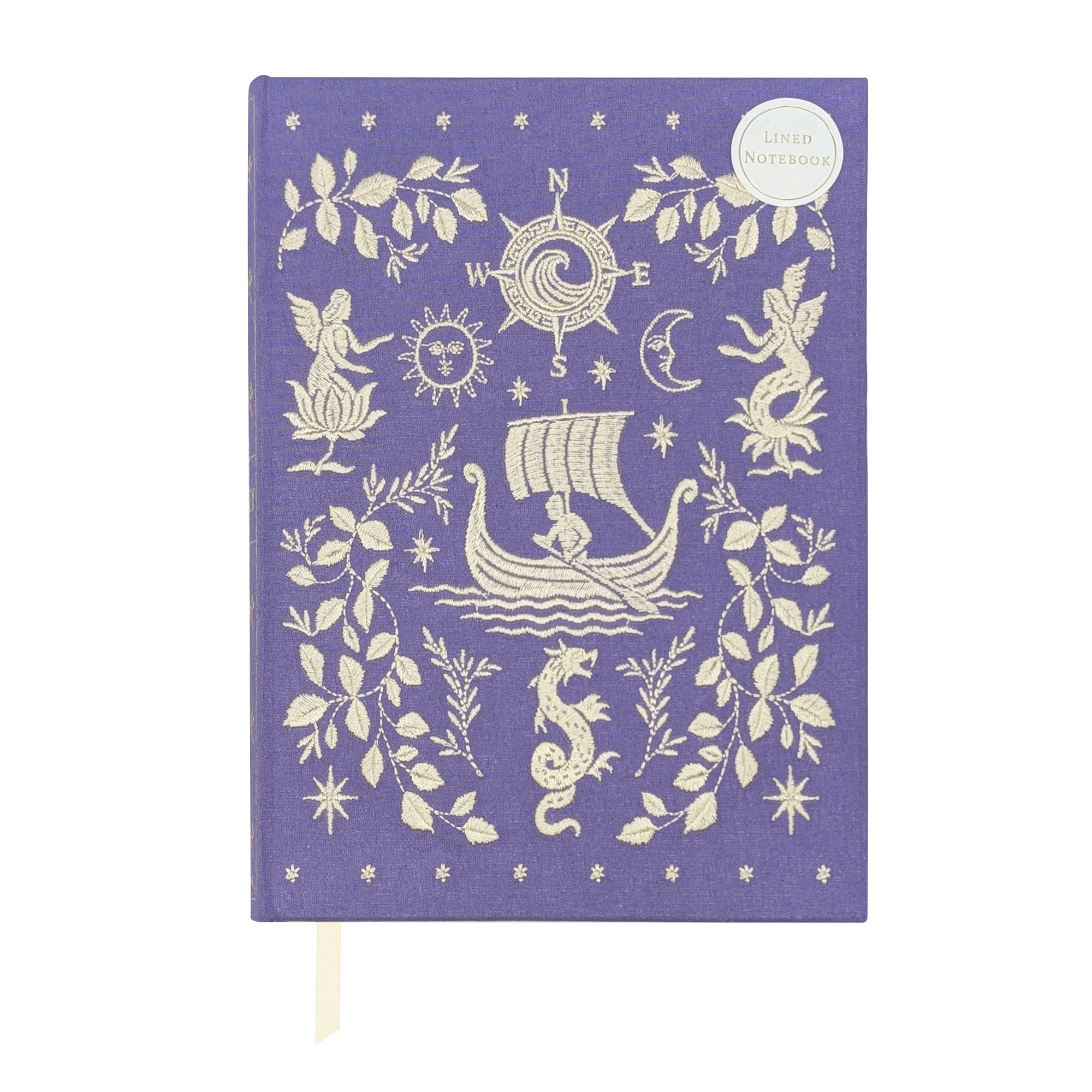 Odyssey Embroidered notebook/journal | Bookmark & Co