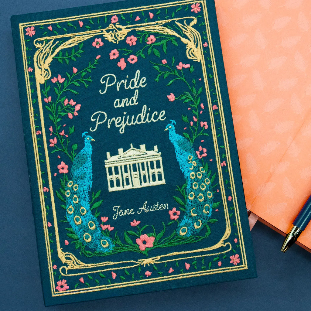 Pride & Prejudice embroidered notebook| Bookmark & Co