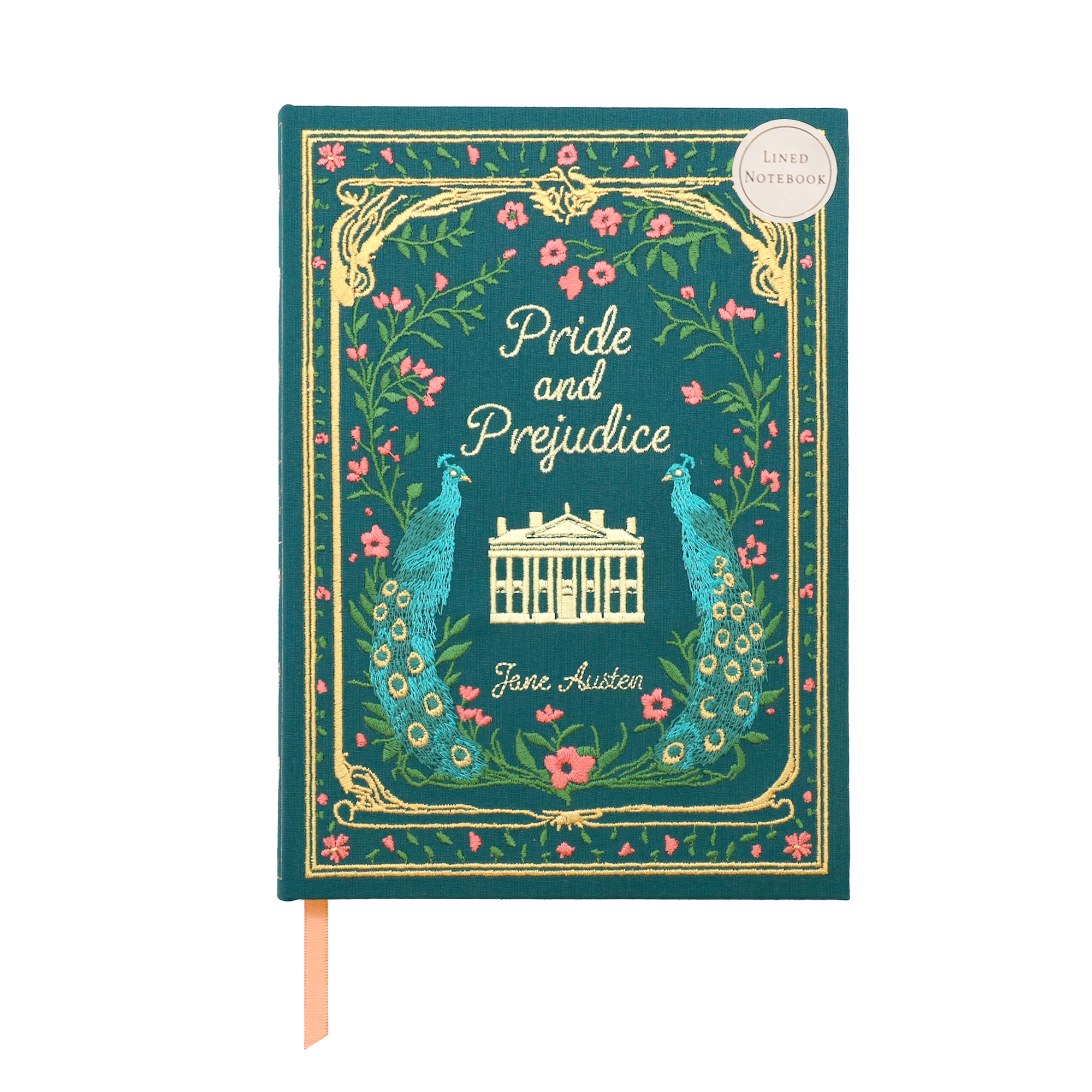 Pride & Prejudice embroidered notebook/journal | Bookmark & Co