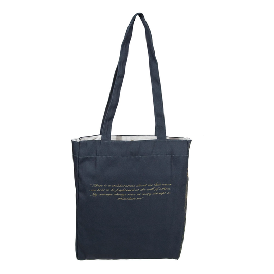 Jane Austen Pride & Prejudice tote bag rear | Bookmark & Co