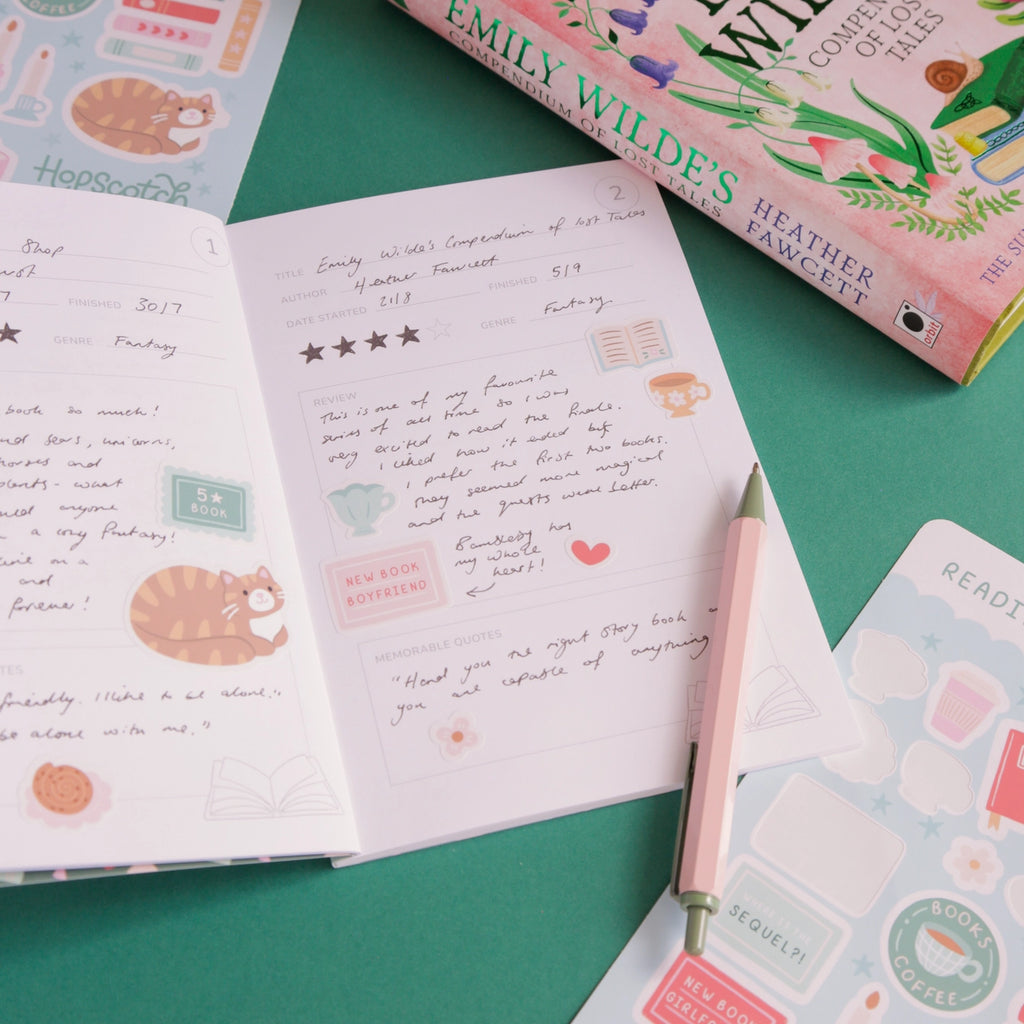 Cream 50 page reading journal| Bookmark & Co | perfect for younger readers