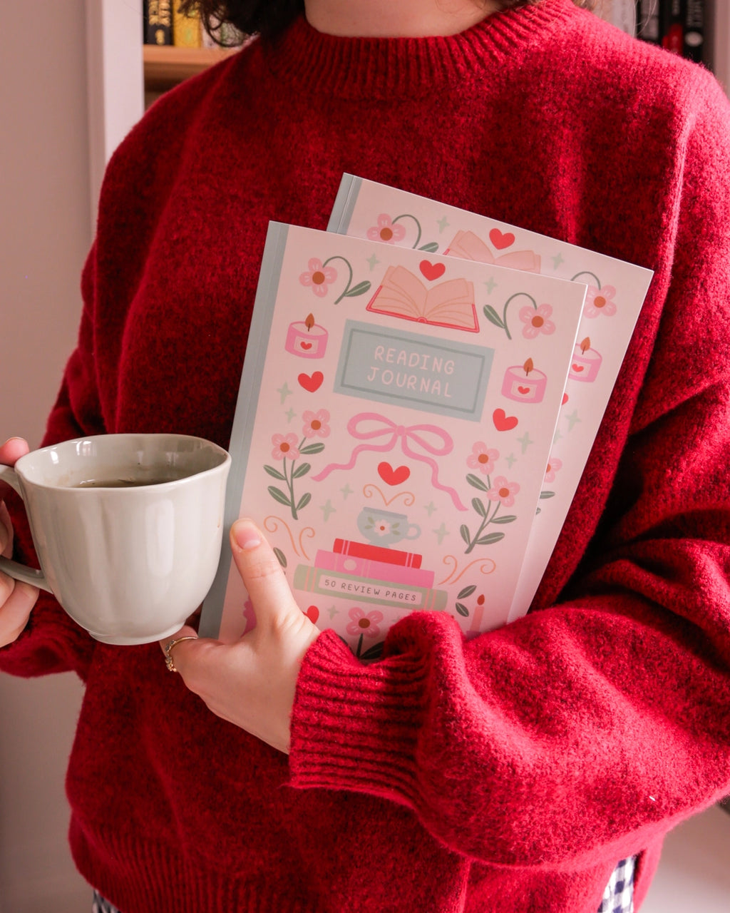 Illustrated 50 page reading journal| Bookmark & Co | perfect for younger readers