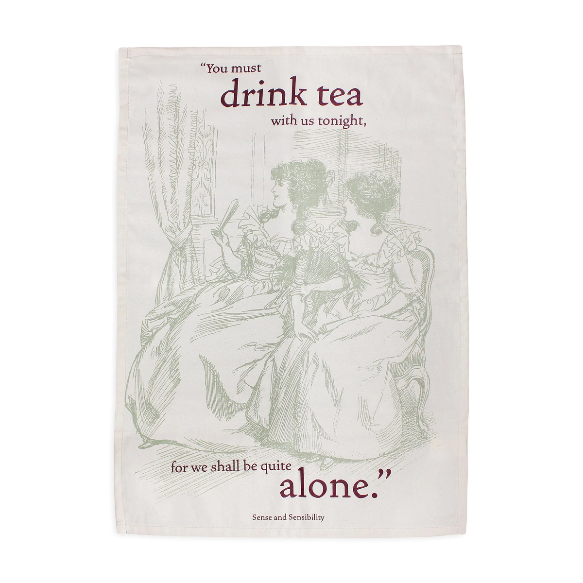Sense & Sensibility tea towel | Bookmark & Co