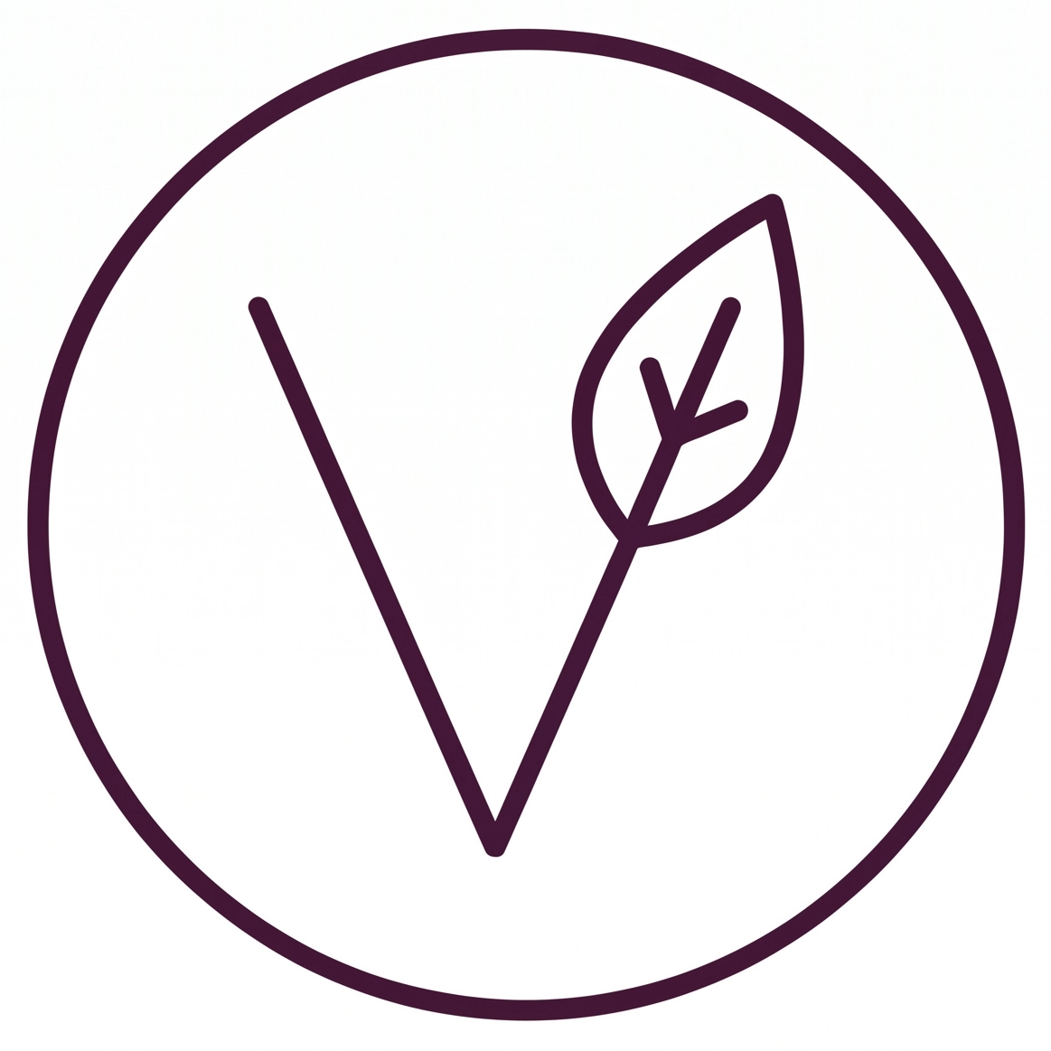 Vegan logo with a leaf and the word 'VEGAN' on a white background