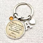 Keychain with Winnie the Pooh quote