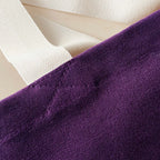 Books & Snacks tote bag - purple - close up | Bookmark & Co