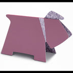 dog shaped book rest in purple
