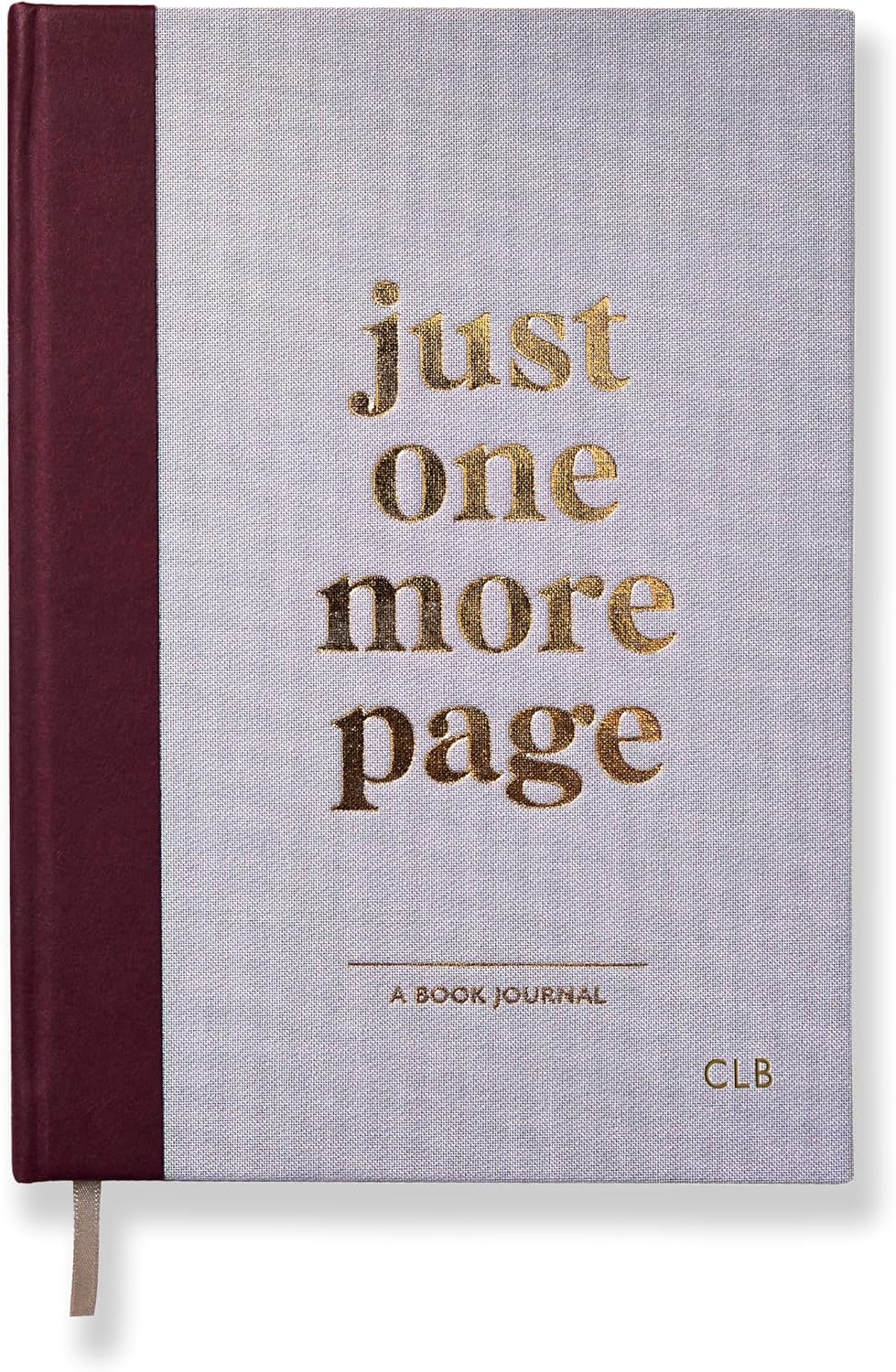 Just one more page lilac journal front cover | Bookmark & Co