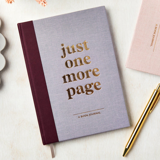 Just one more page lilac journal cover | Bookmark & Co