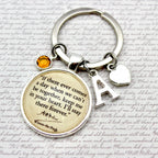 Keychain with pooh message 