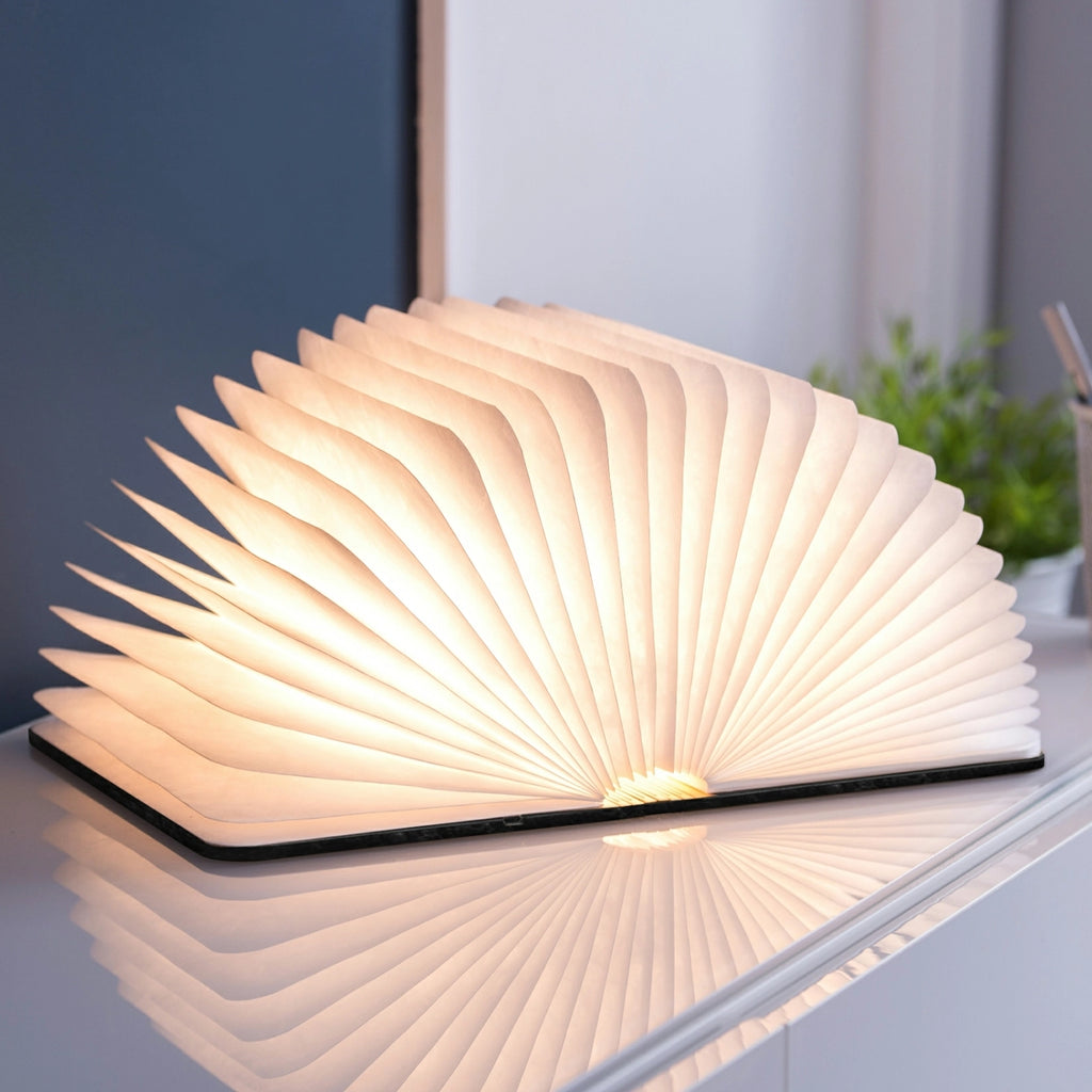 Flat Open folding book light | Bookmark & Co