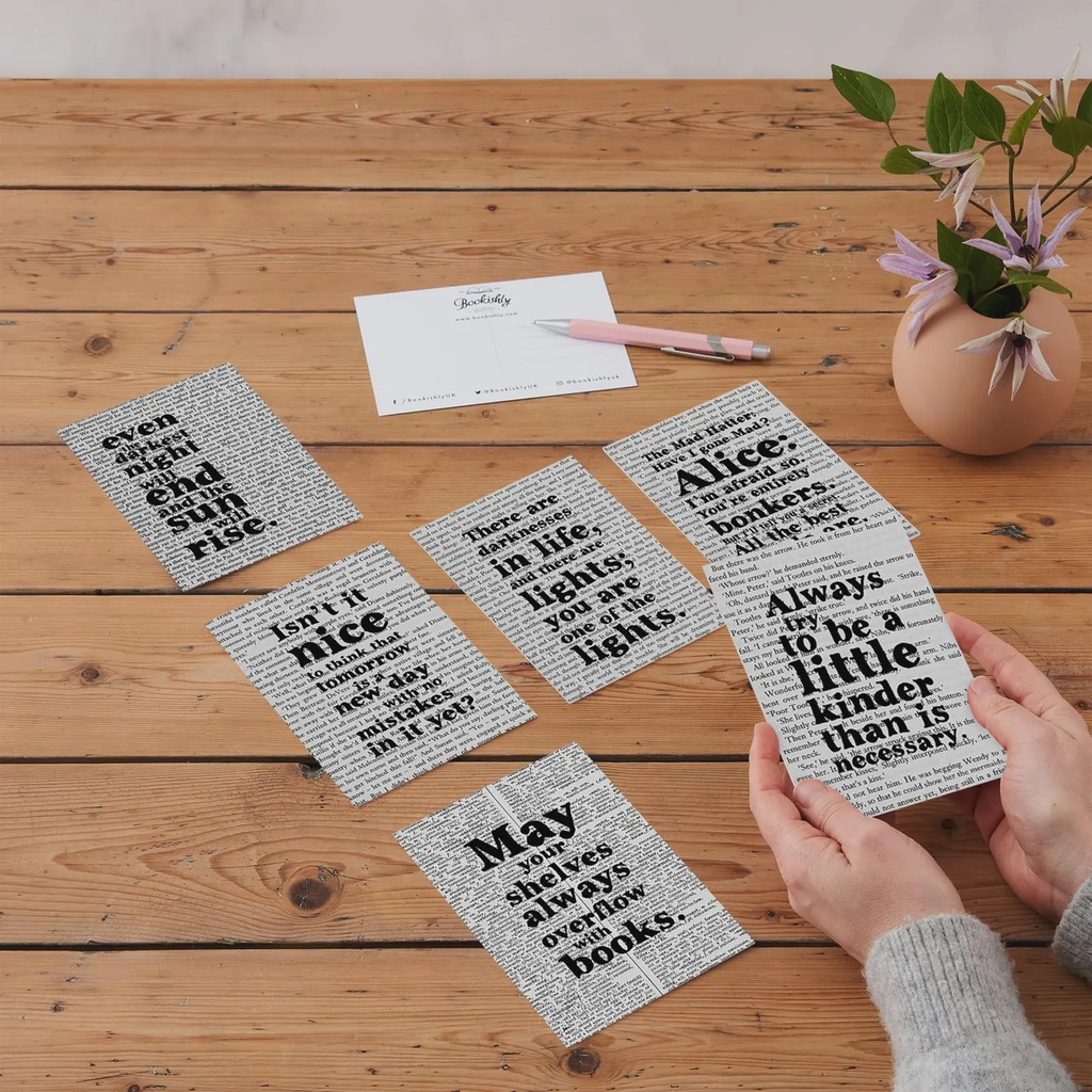 Selection of Bookishly postcards | Bookmark & Co