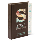 study book notes spine view
