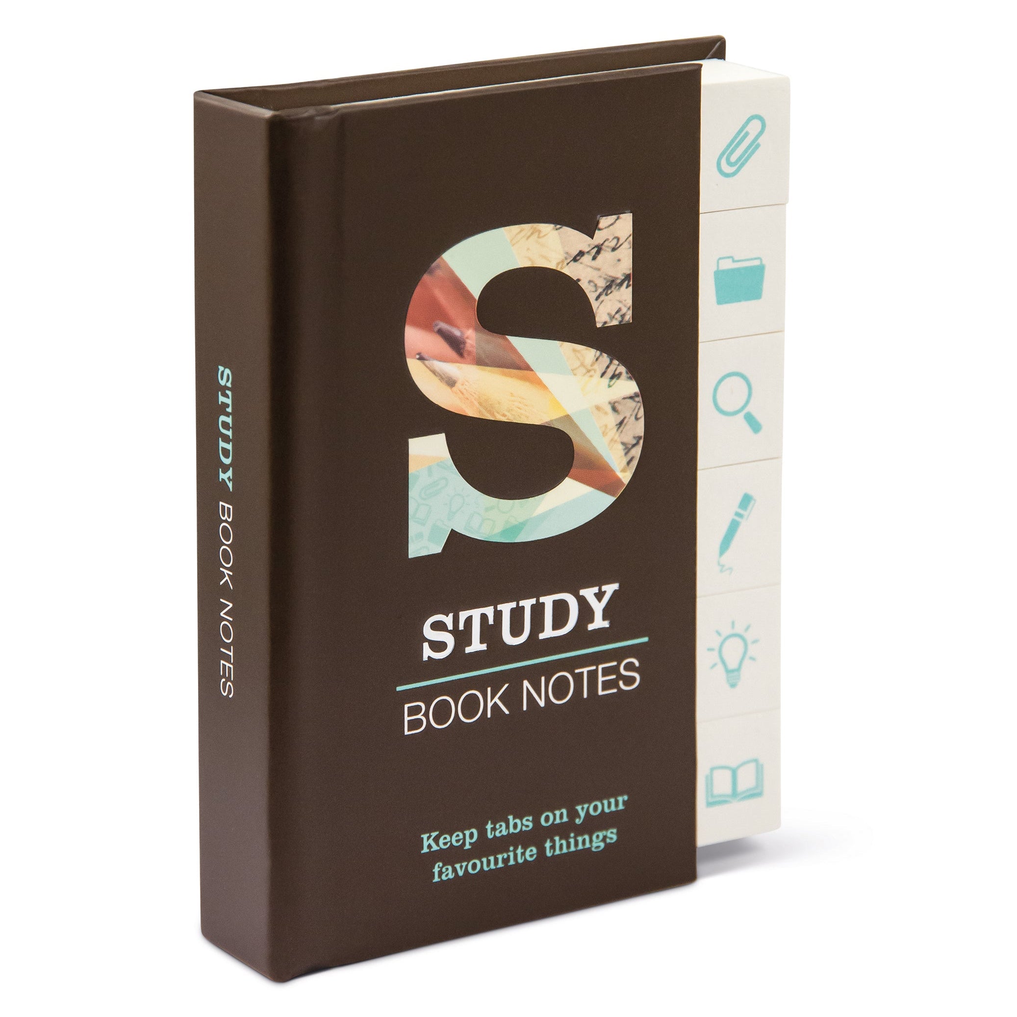 study book notes spine view